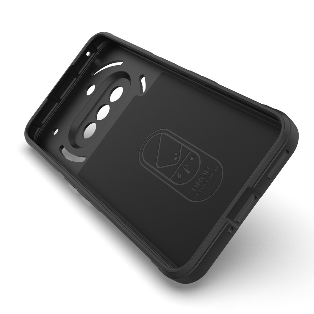 Rugg tartós zselés tok Nothing Phone (3a) telefonhoz - fekete