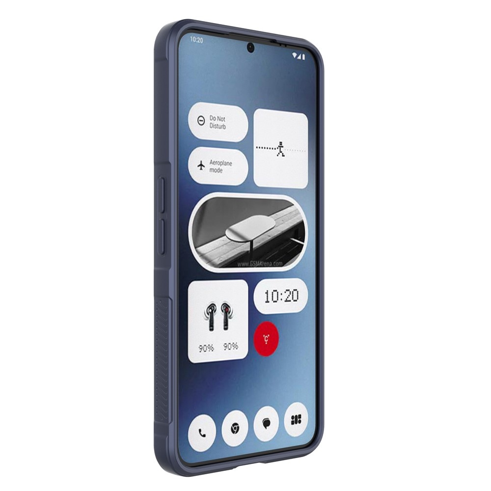 Rugg tartós zselés tok Nothing Phone (3a) telefonhoz - sötétkék
