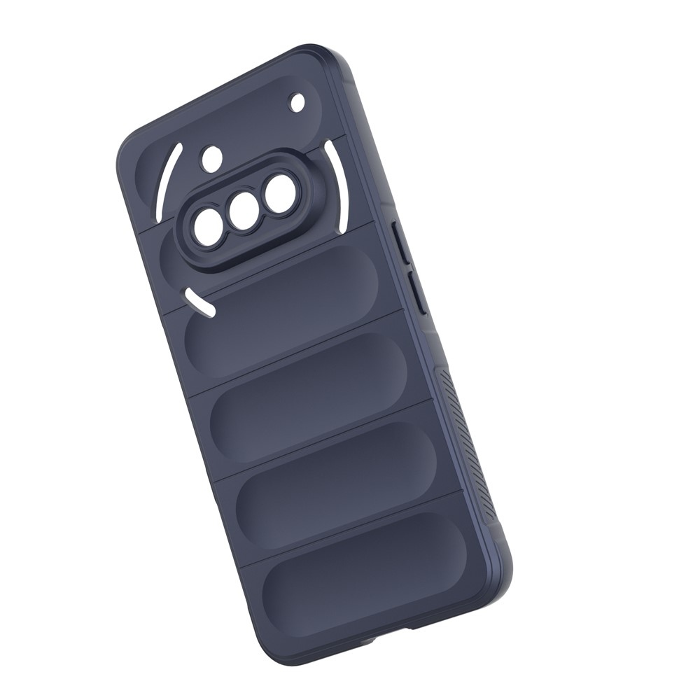 Rugg tartós zselés tok Nothing Phone (3a) telefonhoz - sötétkék