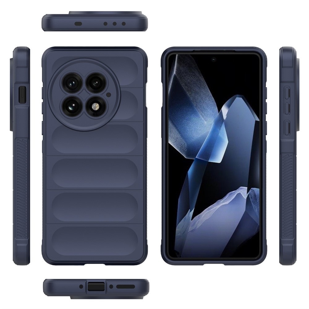 Rugg tartós zselés tok OnePlus 13-hoz - sötétkék