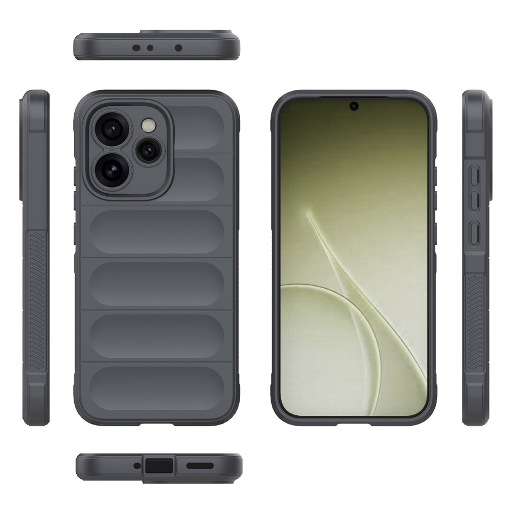 Rugg tartós zselés tok Oppo Reno 15 Pro 5G - sötétszürke