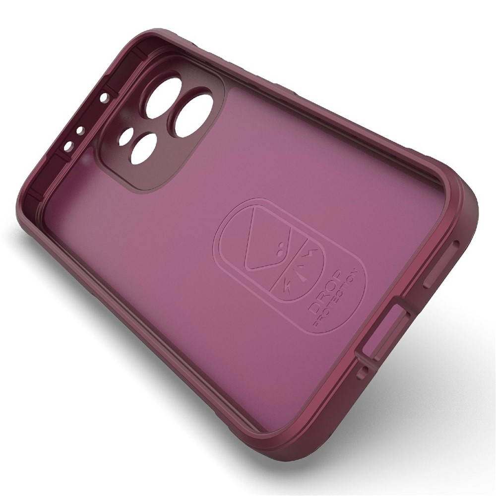 Rugg tartós zselés tok Oppo Reno 15 Pro 5G - bordó színben
