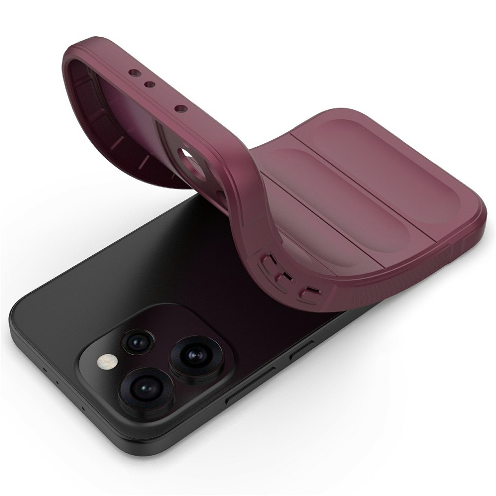 Rugg tartós zselés tok Oppo Reno 15 Pro 5G - bordó színben
