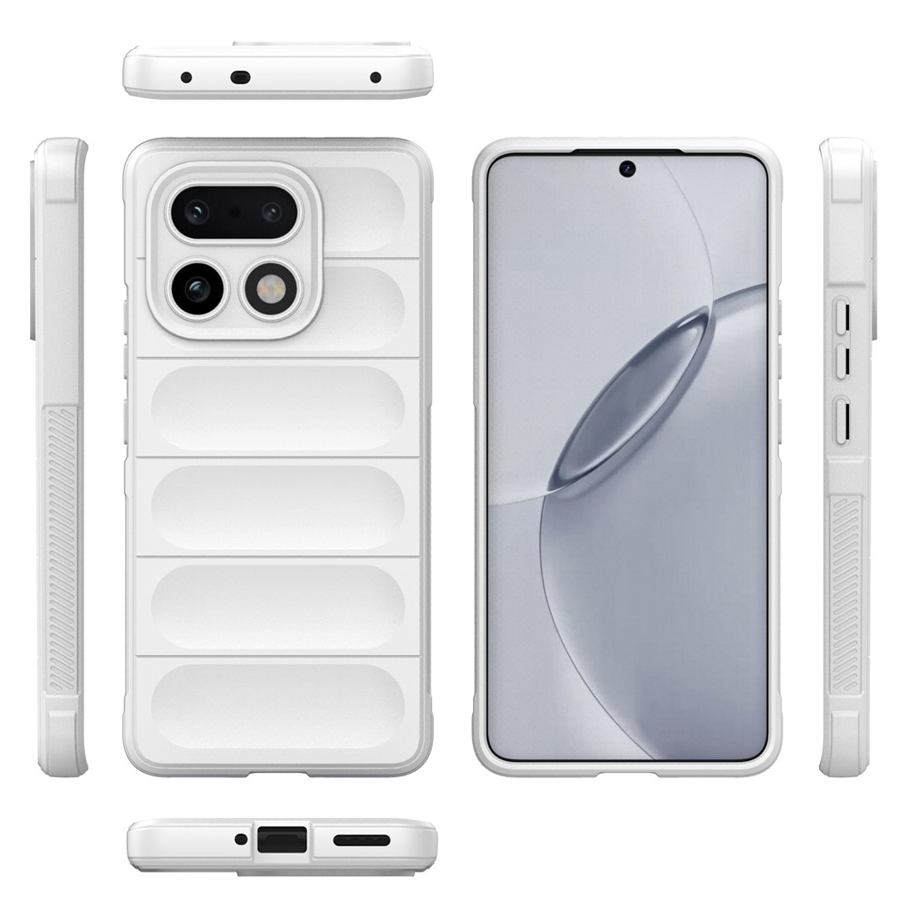 Rugg tartós zselés tok a Realme 16 Pro+ 5G készülékhez - fehér