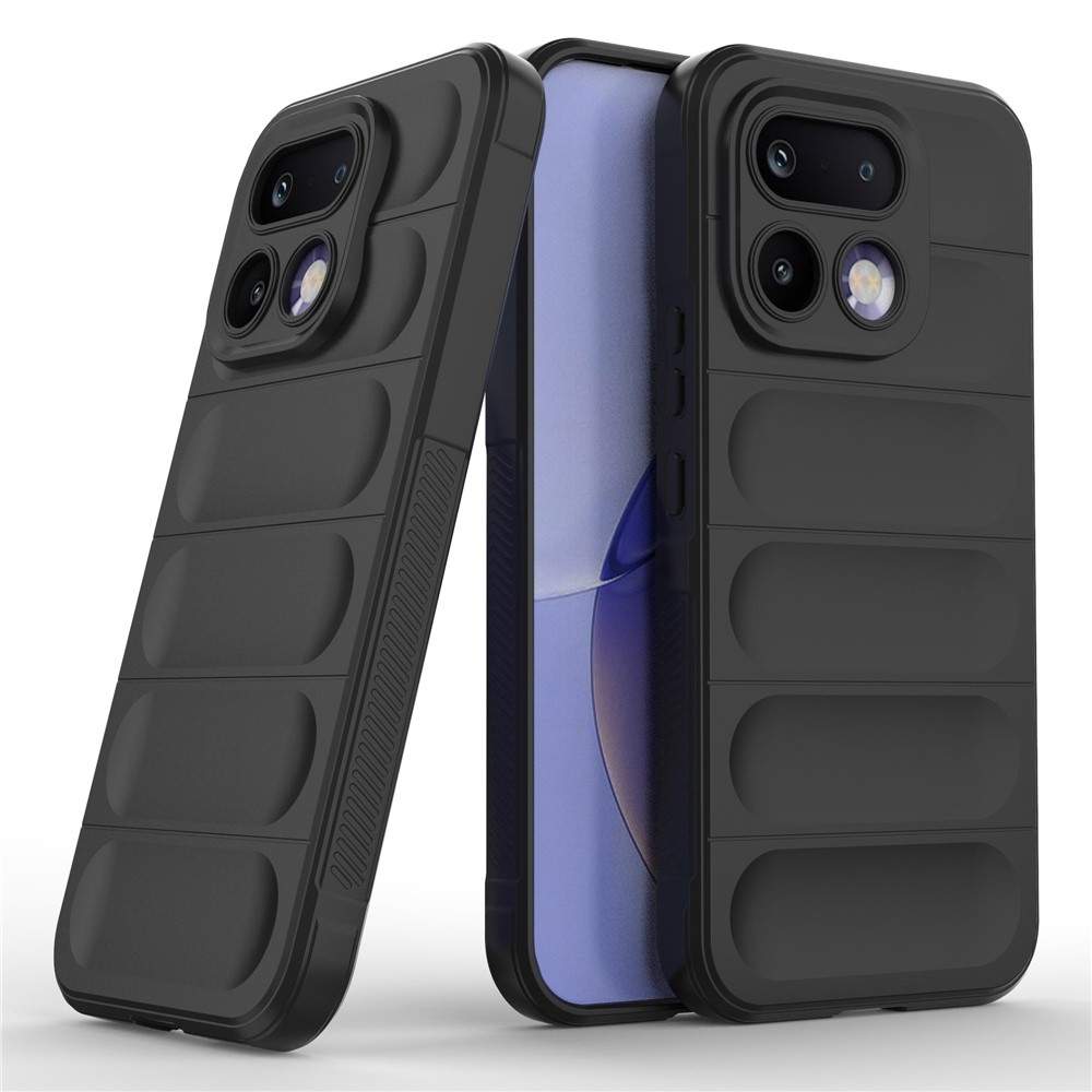 Rugg tartós zselés tok a Realme 16 Pro 5G készülékhez - fekete