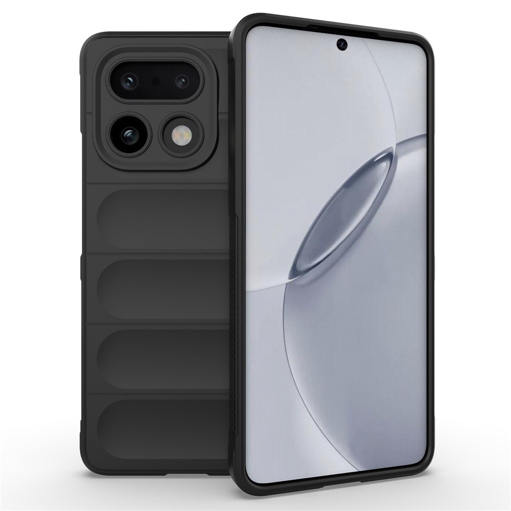 Rugg tartós zselés tok a Realme 16 Pro+ 5G készülékhez - fekete
