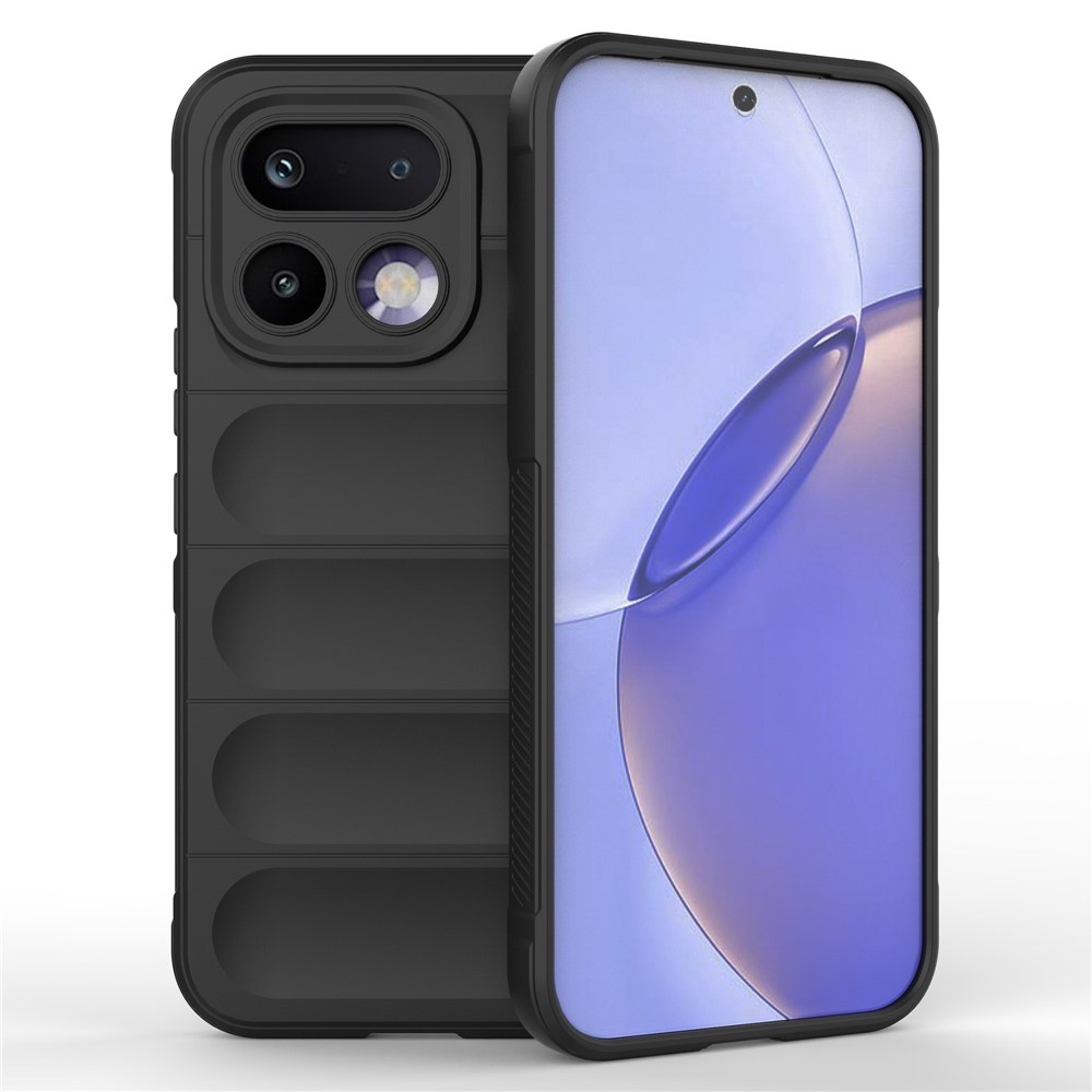 Rugg tartós zselés tok a Realme 16 Pro 5G készülékhez - fekete