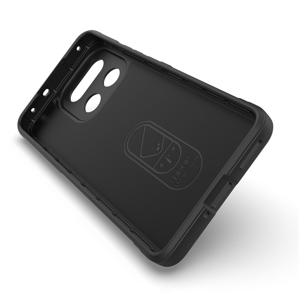 Rugg tartós zselés tok a Realme 16 Pro+ 5G készülékhez - fekete