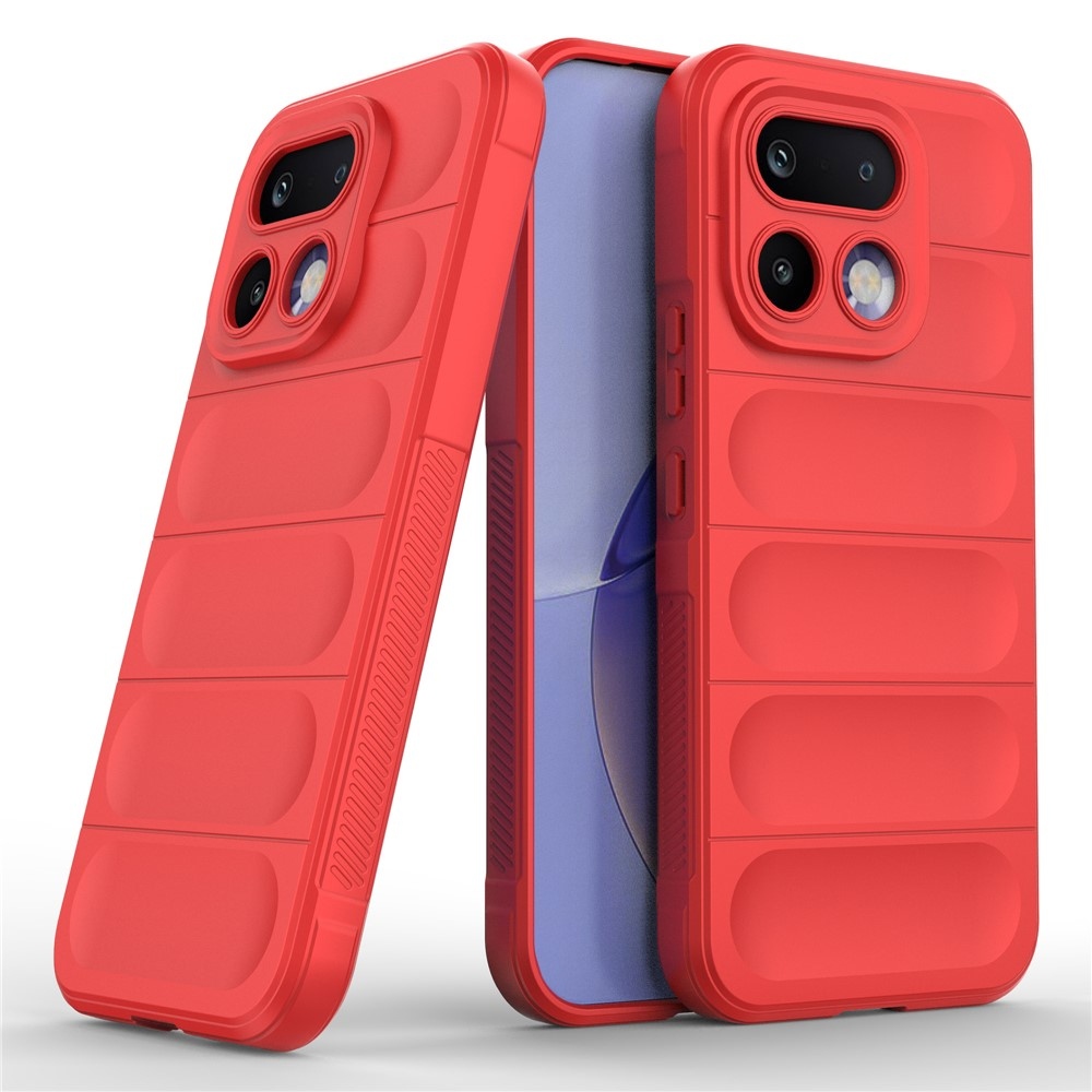 Rugg tartós zselés tok a Realme 16 Pro 5G készülékhez - piros