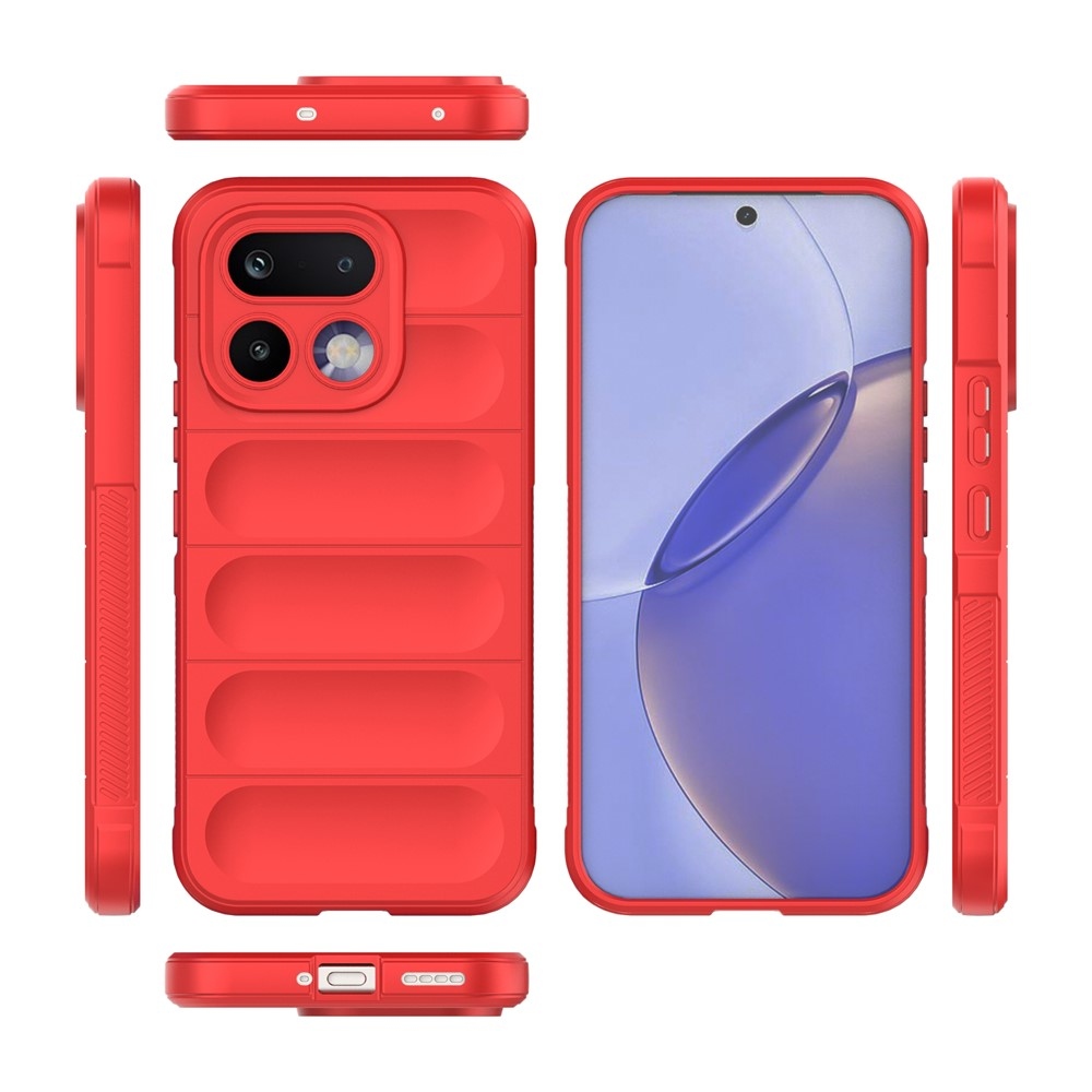 Rugg tartós zselés tok a Realme 16 Pro 5G készülékhez - piros
