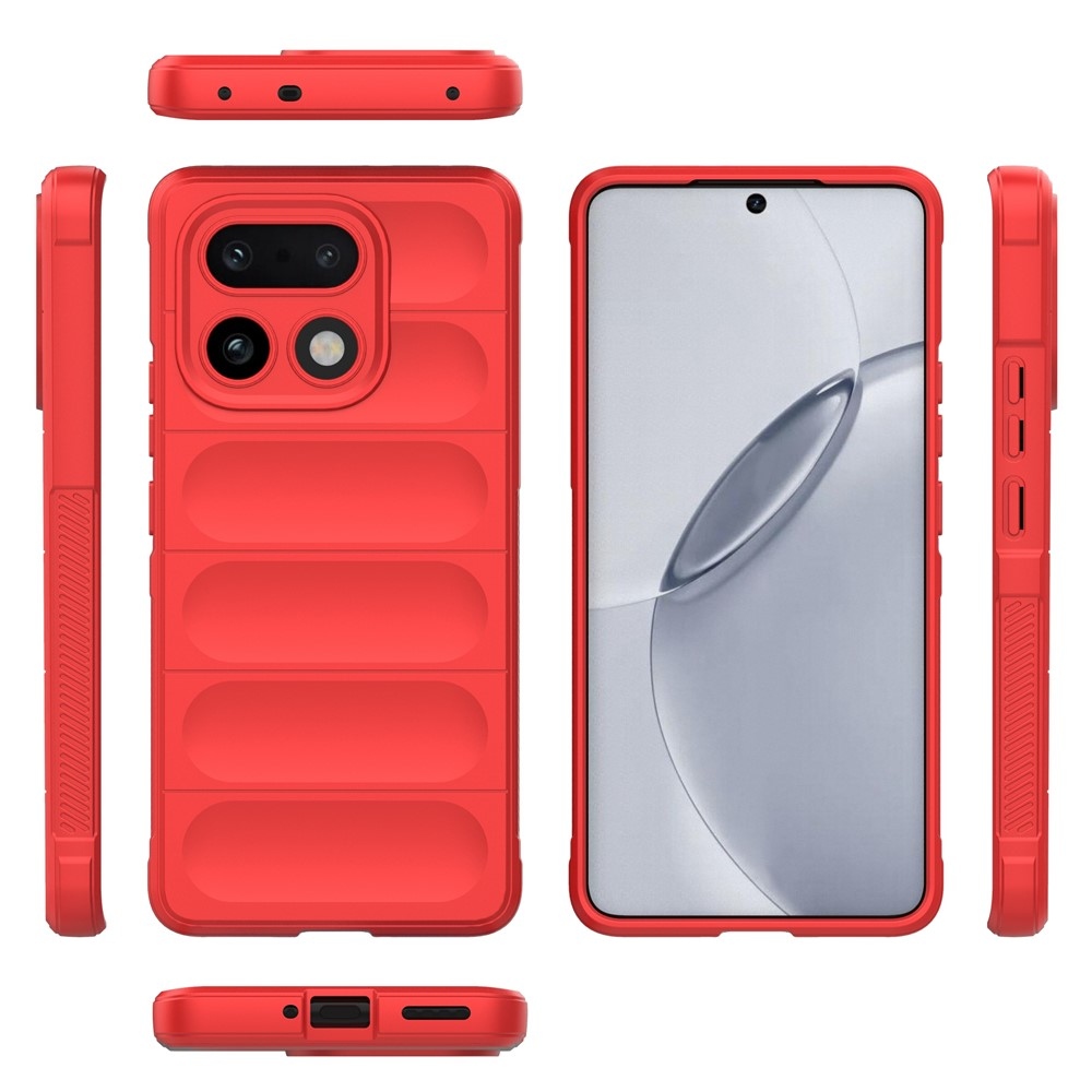 Rugg tartós zselés tok a Realme 16 Pro+ 5G készülékhez - piros