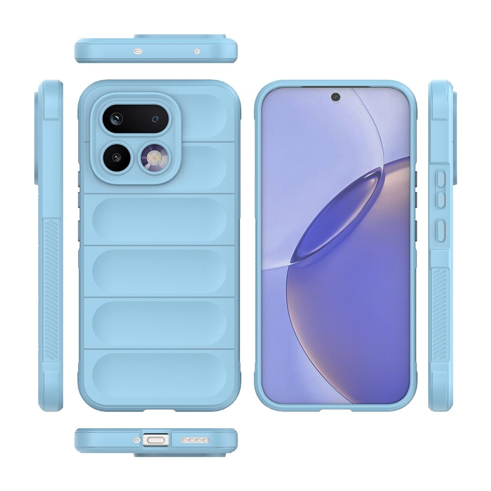 Rugg tartós zselés tok a Realme 16 Pro 5G készülékhez - világoskék színben