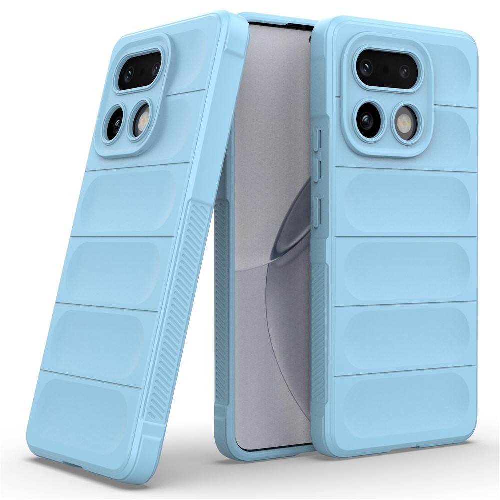 Rugg tartós zselés tok a Realme 16 Pro+ 5G készülékhez - világoskék színben