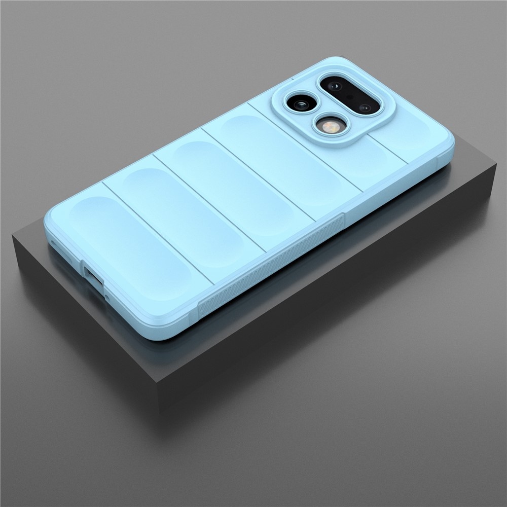 Rugg tartós zselés tok a Realme 16 Pro+ 5G készülékhez - világoskék színben