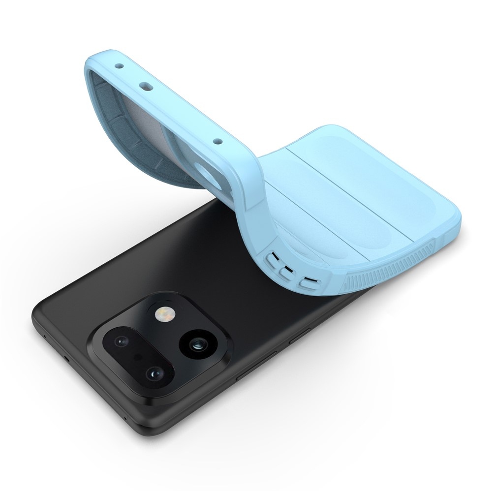 Rugg tartós zselés tok a Realme 16 Pro+ 5G készülékhez - világoskék színben