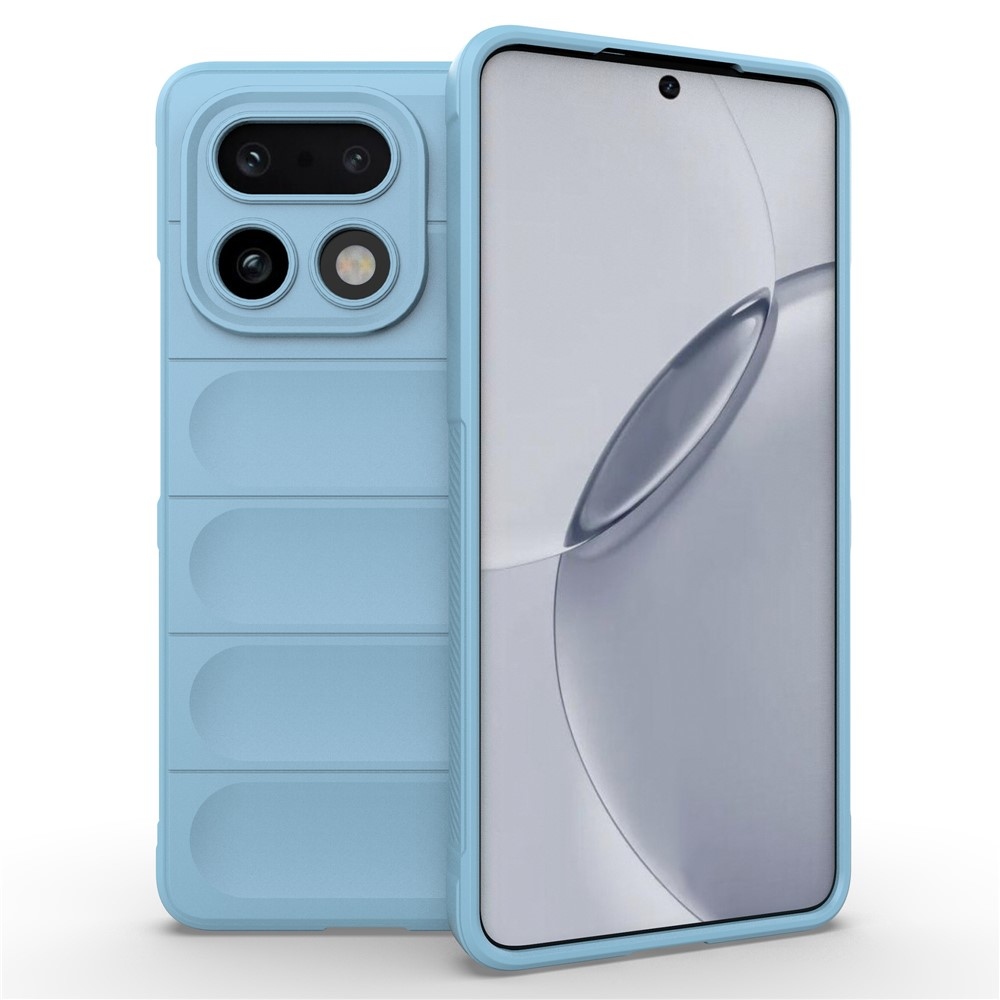 Rugg tartós zselés tok a Realme 16 Pro+ 5G készülékhez - világoskék színben
