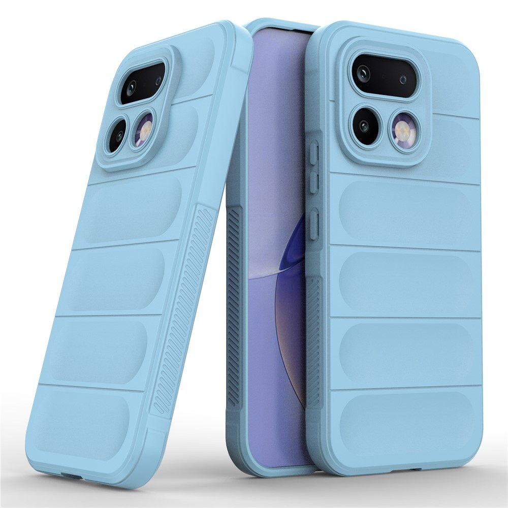 Rugg tartós zselés tok a Realme 16 Pro 5G készülékhez - világoskék színben