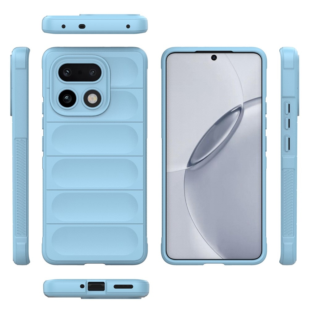 Rugg tartós zselés tok a Realme 16 Pro+ 5G készülékhez - világoskék színben