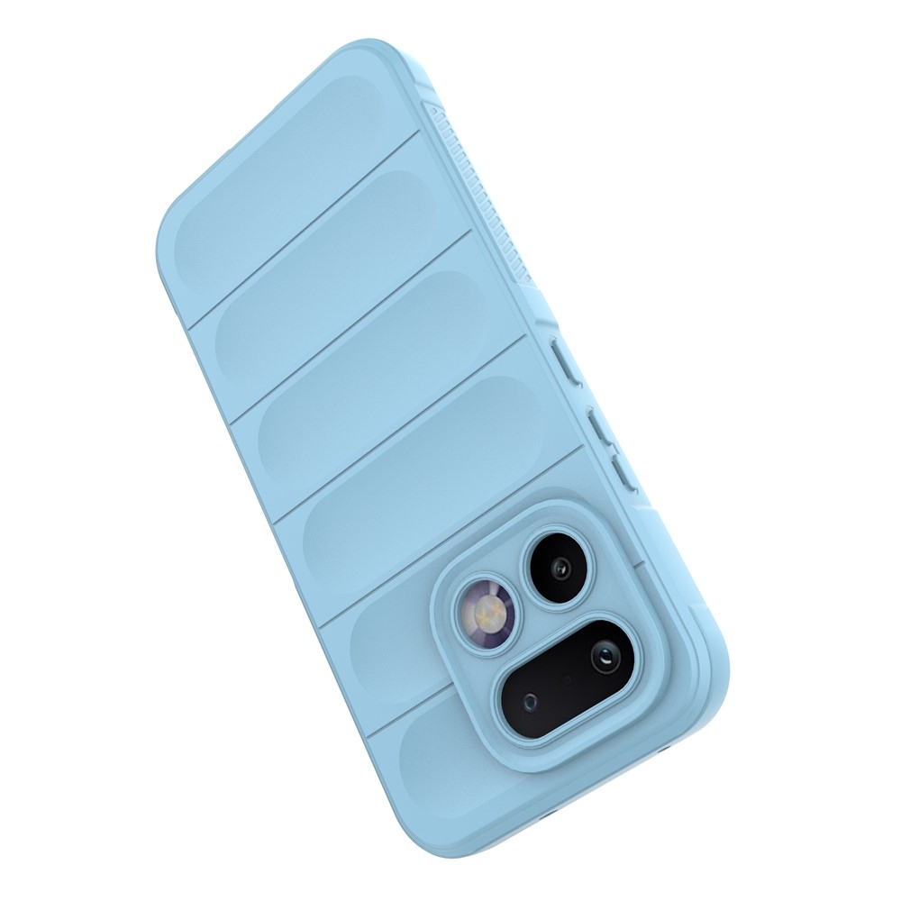 Rugg tartós zselés tok a Realme 16 Pro 5G készülékhez - világoskék színben