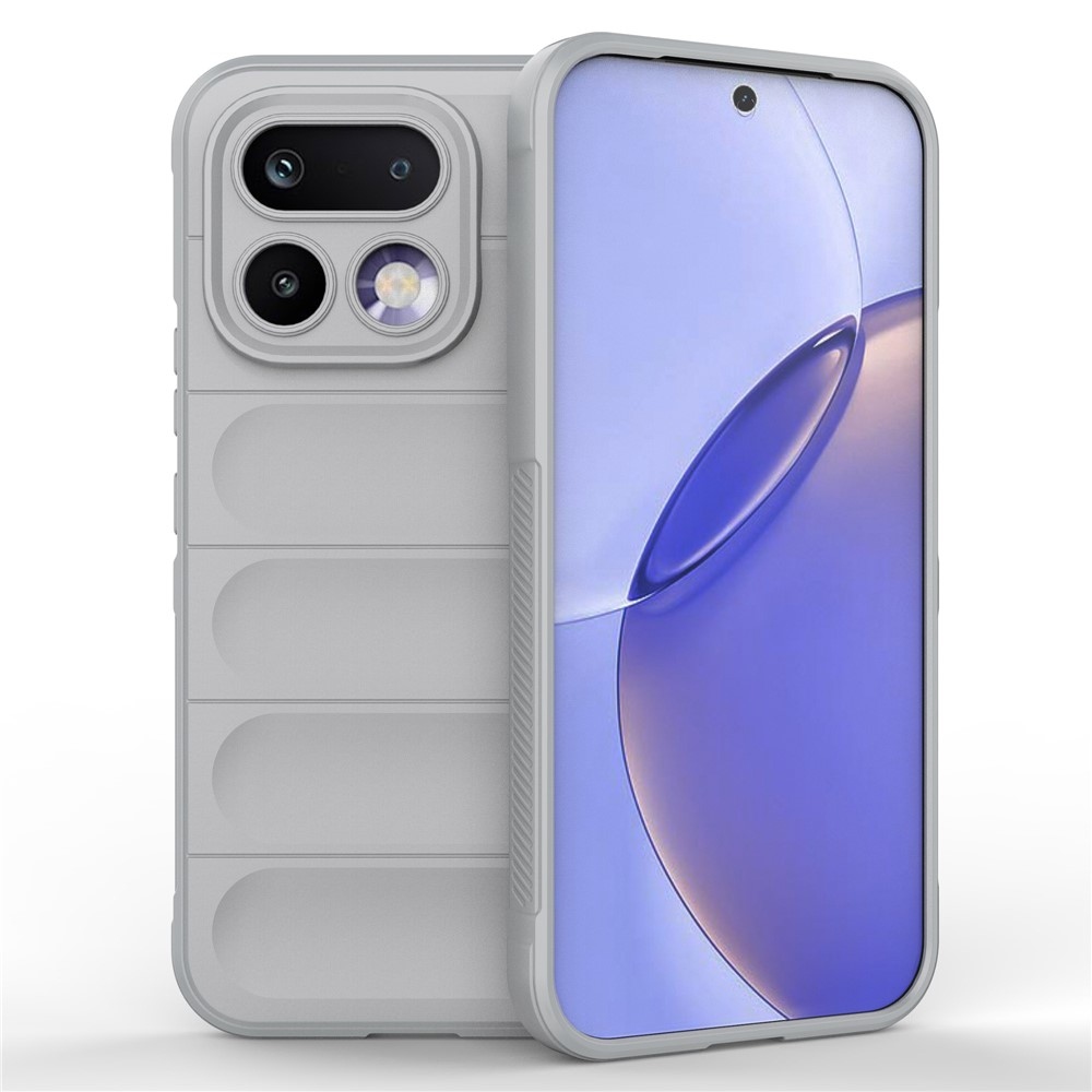 Rugg tartós zselés tok a Realme 16 Pro 5G készülékhez - világosszürke