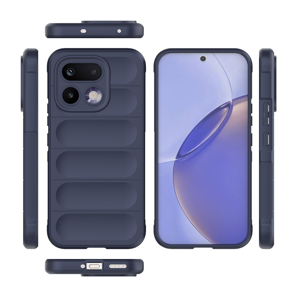 Rugg tartós zselés tok a Realme 16 Pro 5G készülékhez - sötétkék