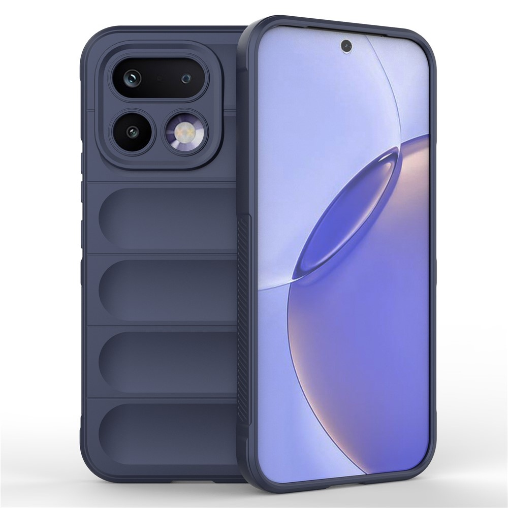 Rugg tartós zselés tok a Realme 16 Pro 5G készülékhez - sötétkék