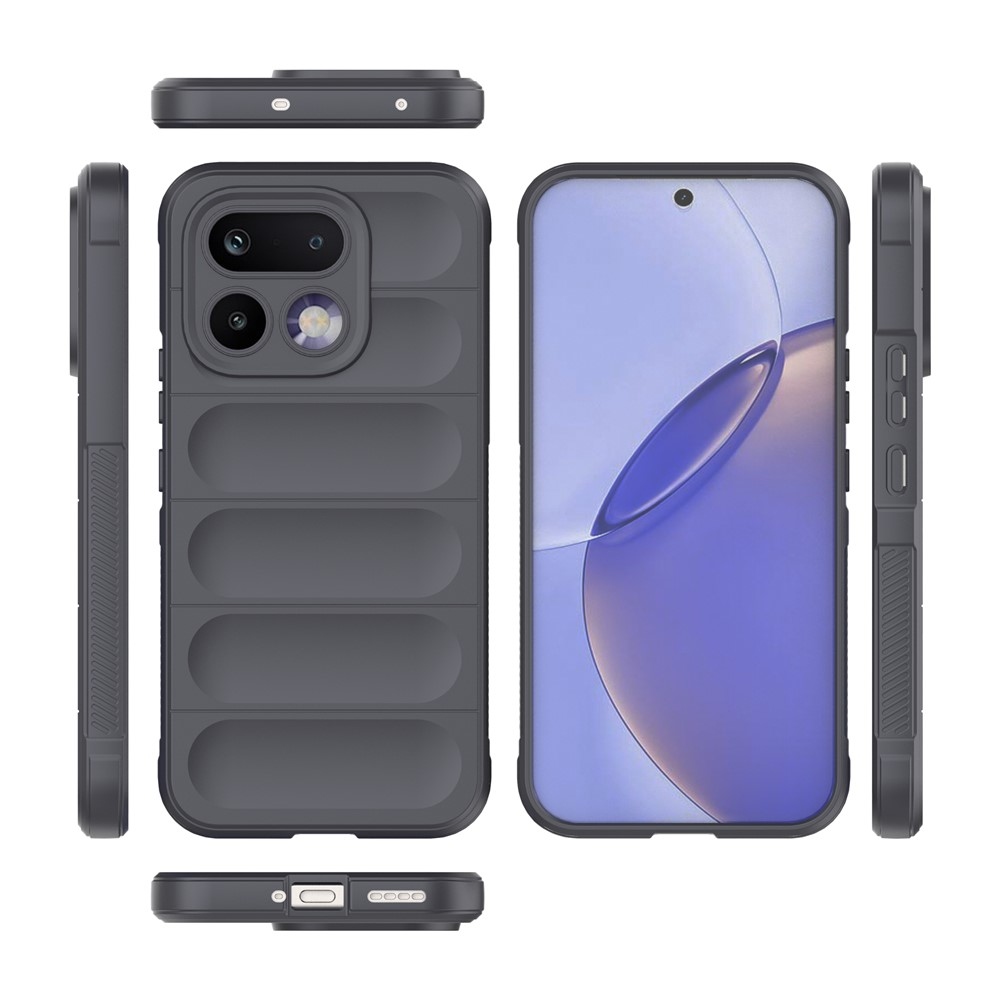 Rugg tartós zselés tok a Realme 16 Pro 5G készülékhez - sötétszürke