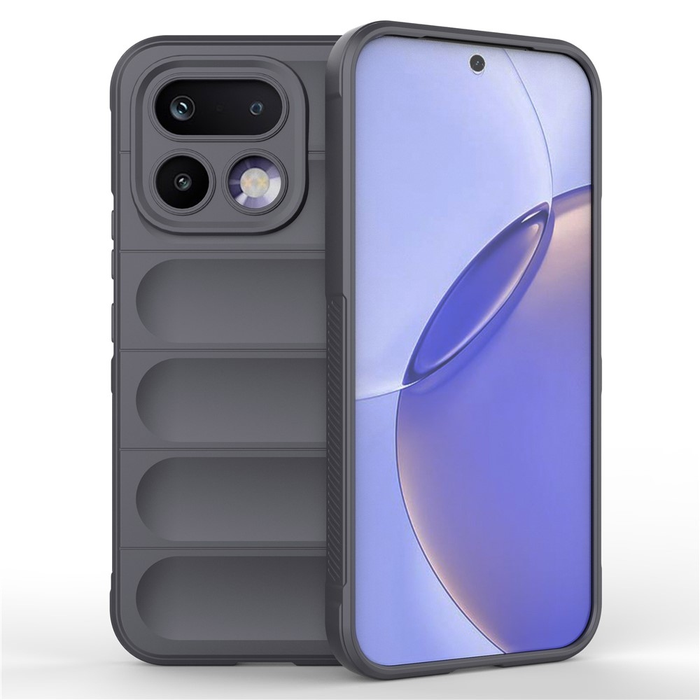 Rugg tartós zselés tok a Realme 16 Pro 5G készülékhez - sötétszürke