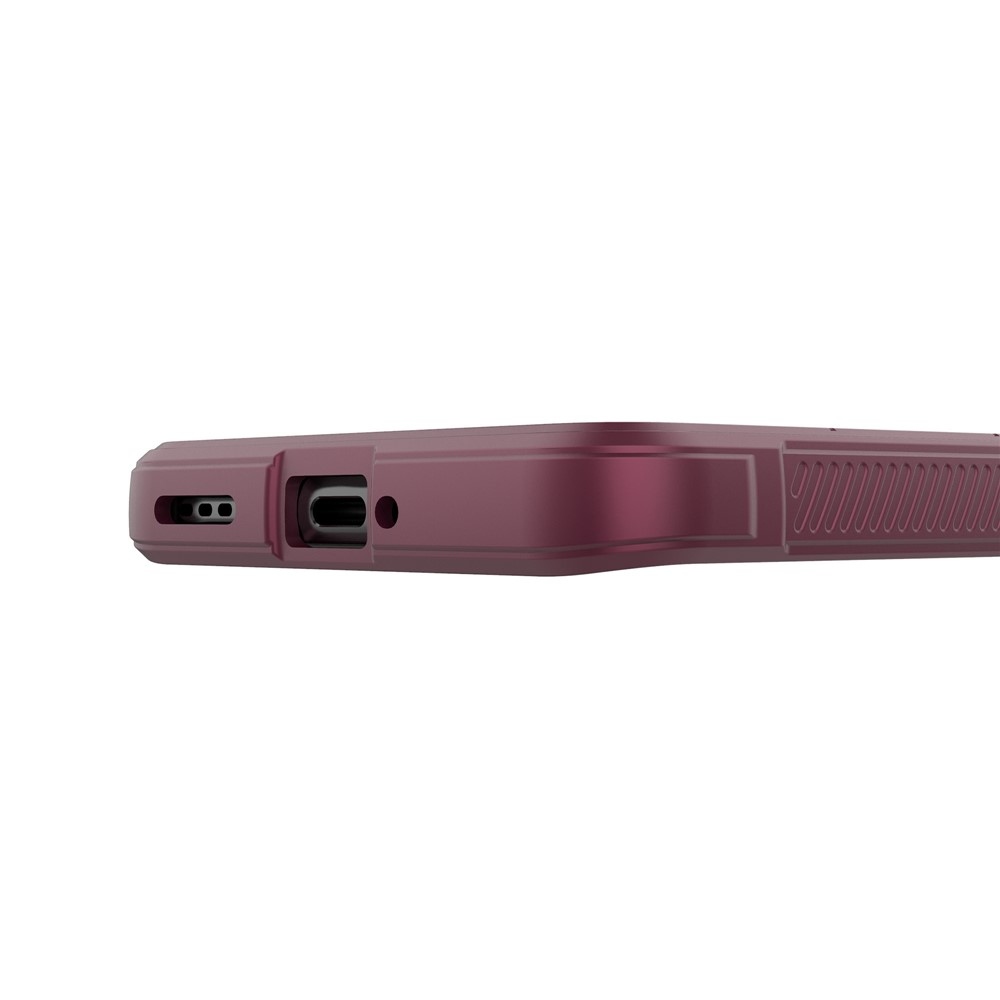 Rugg tartós zselés tok a Realme 16 Pro+ 5G készülékhez - bordó színű