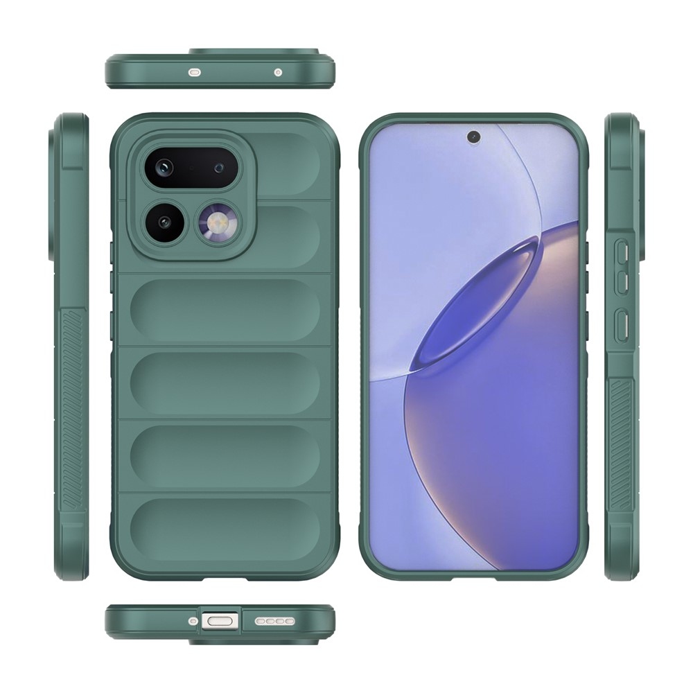 Rugg tartós zselés tok a Realme 16 Pro 5G készülékhez - zöld