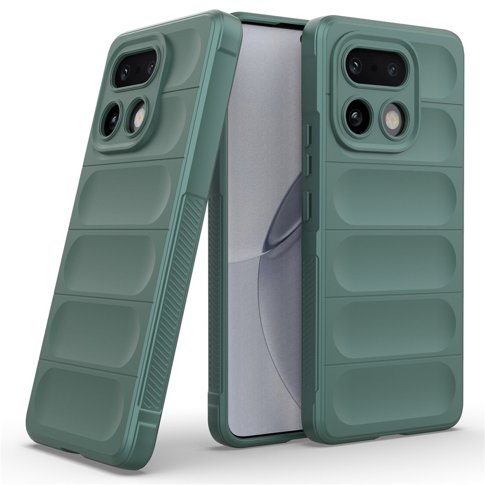 Rugg tartós zselés tok a Realme 16 Pro+ 5G készülékhez - zöld