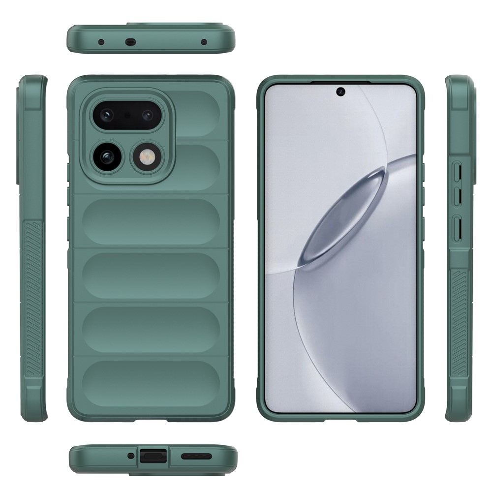 Rugg tartós zselés tok a Realme 16 Pro+ 5G készülékhez - zöld