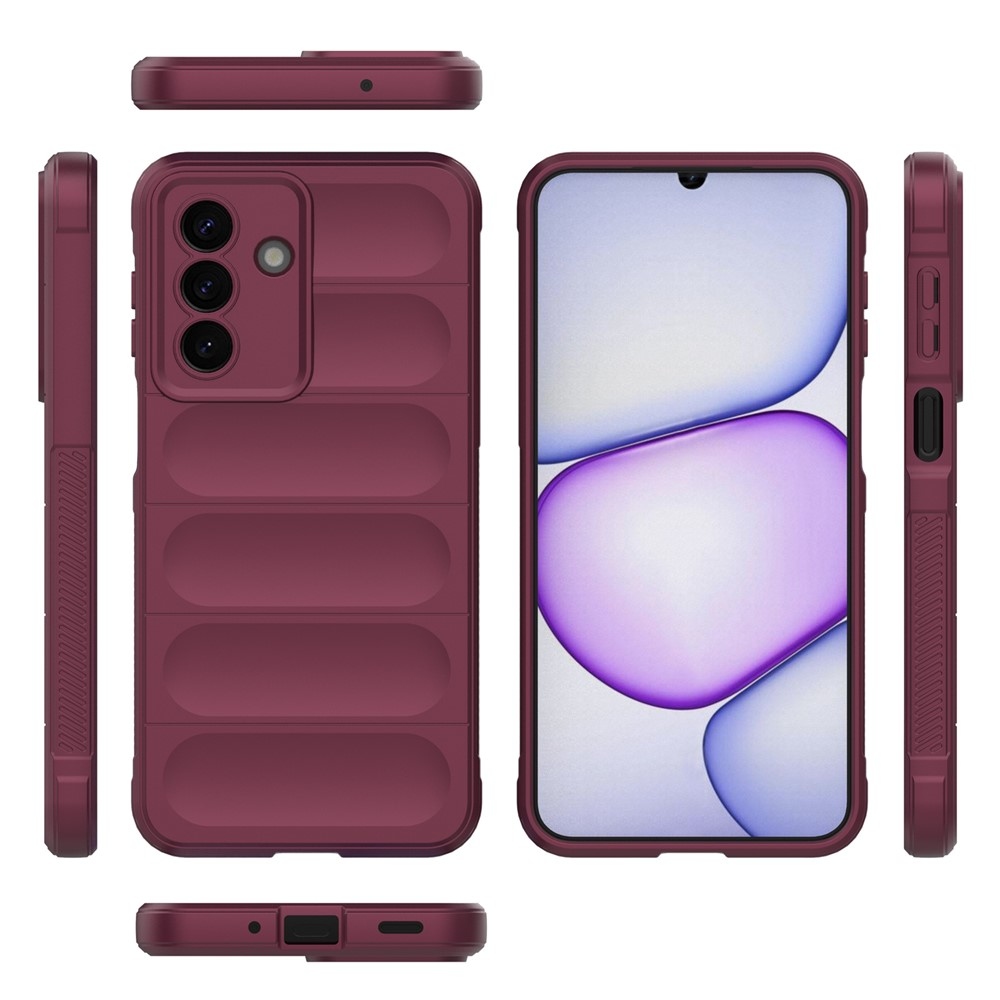 Rugg tartós zselés tok Samsung Galaxy A27 készülékhez - bordó színű
