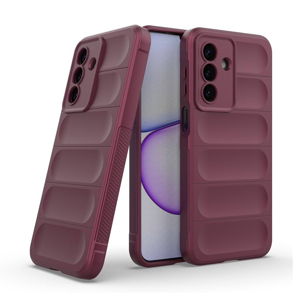 Rugg tartós zselés tok Samsung Galaxy A27 készülékhez - bordó színű