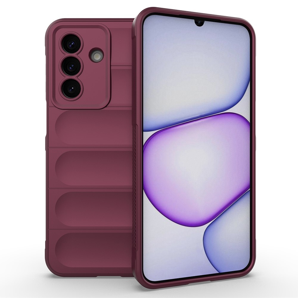 Rugg tartós zselés tok Samsung Galaxy A27 készülékhez - bordó színű