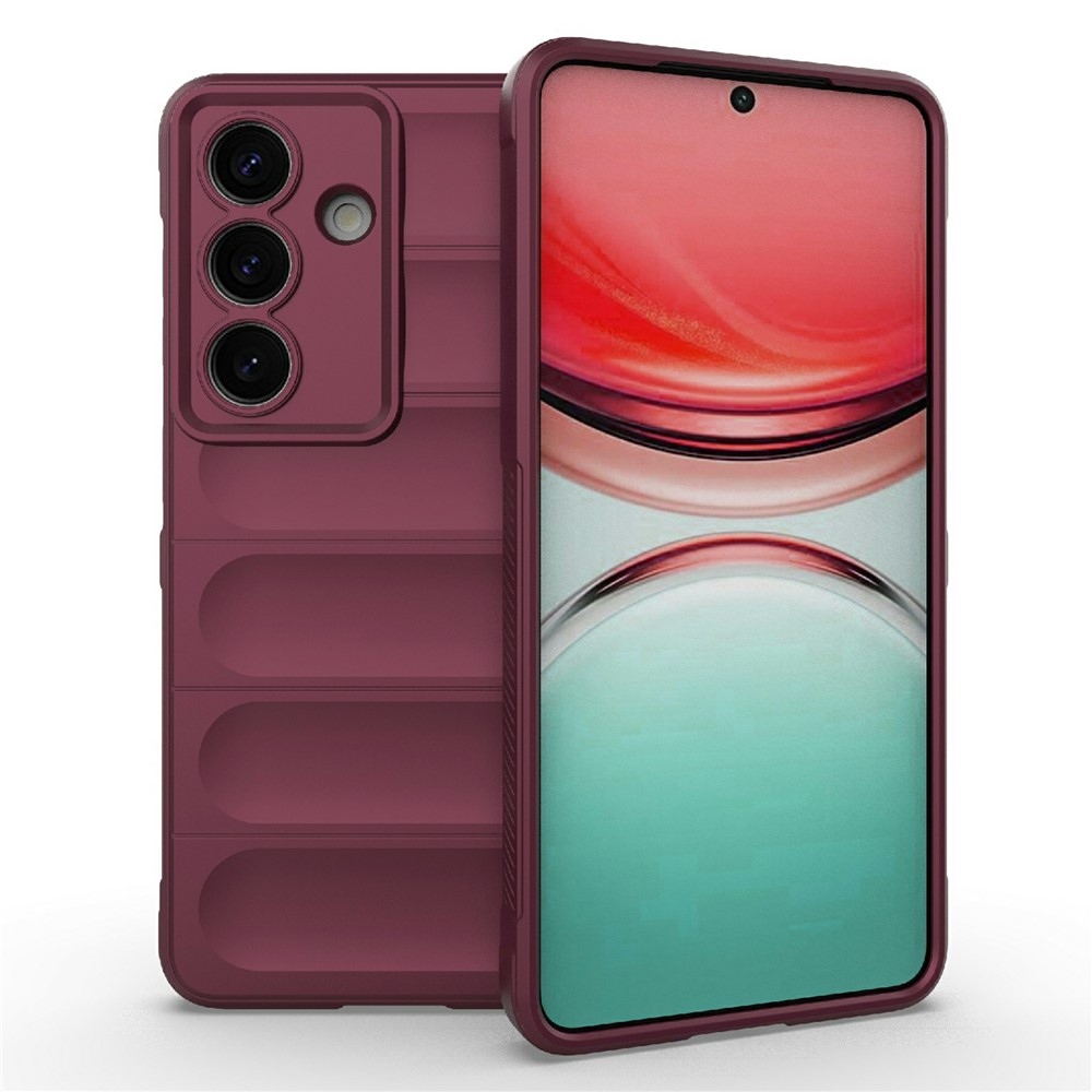 Rugg tartós zselés tok Samsung Galaxy S26/S26 Pro készülékhez - bordó színű