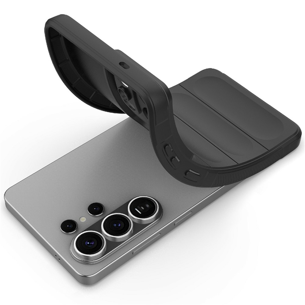 Rugg tartós zselés tok Samsung Galaxy S26 Ultra készülékhez - fekete