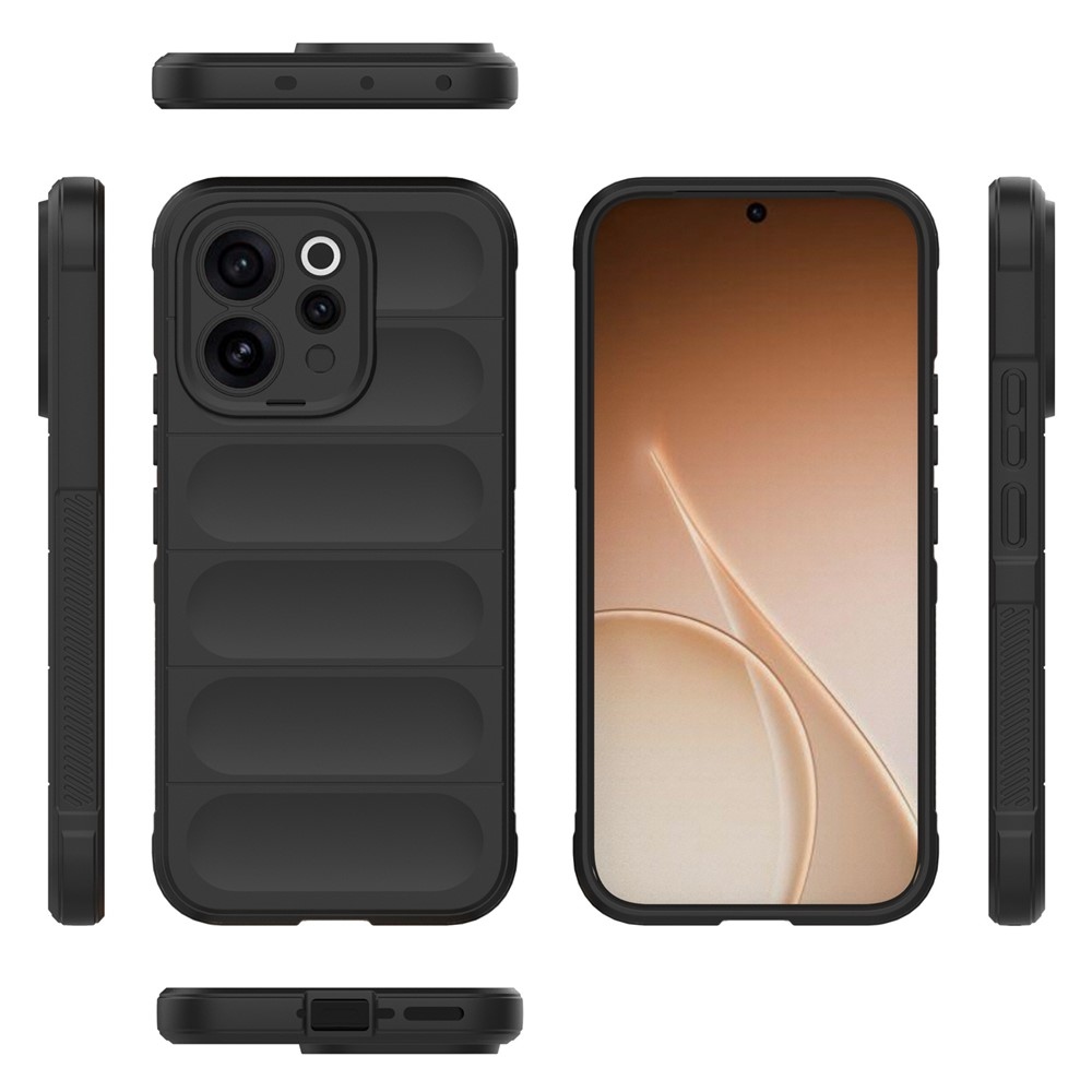 Rugg tartós zselés tok a Vivo V70 5G készülékhez - fekete