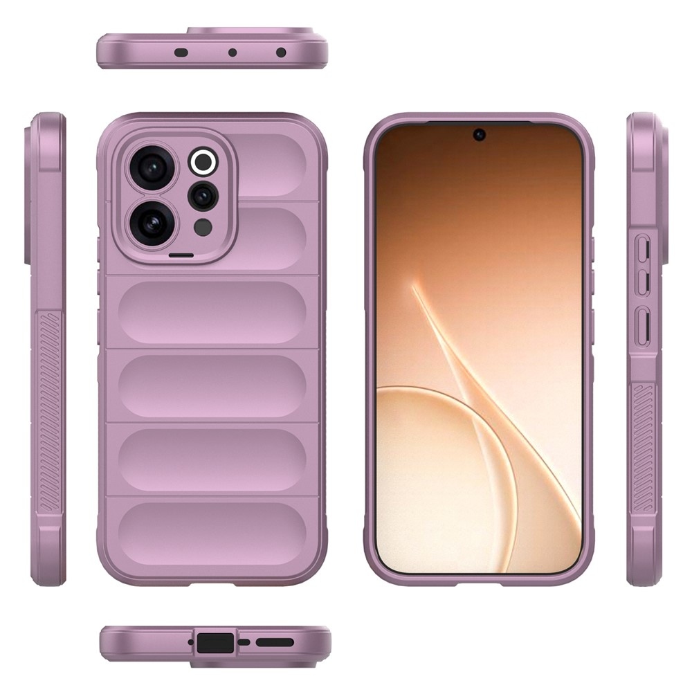 Rugg tartós zselés tok a Vivo V70 5G készülékhez - világos lila