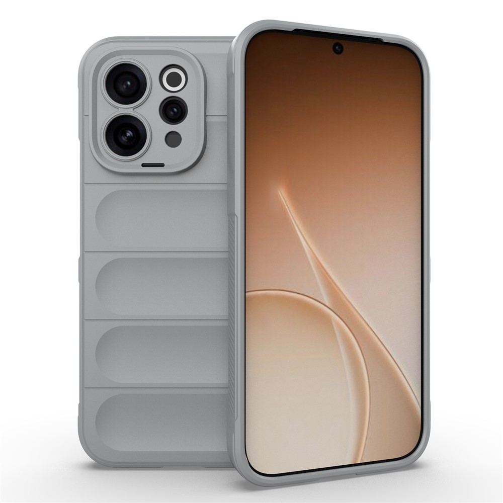 Rugg tartós zselés tok a Vivo V70 5G készülékhez - világosszürke