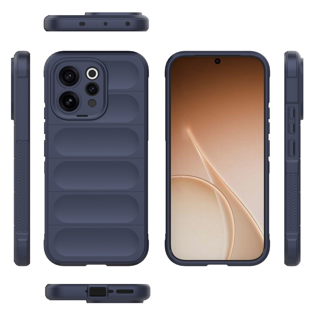 Rugg tartós zselés tok a Vivo V70 5G készülékhez - sötétkék