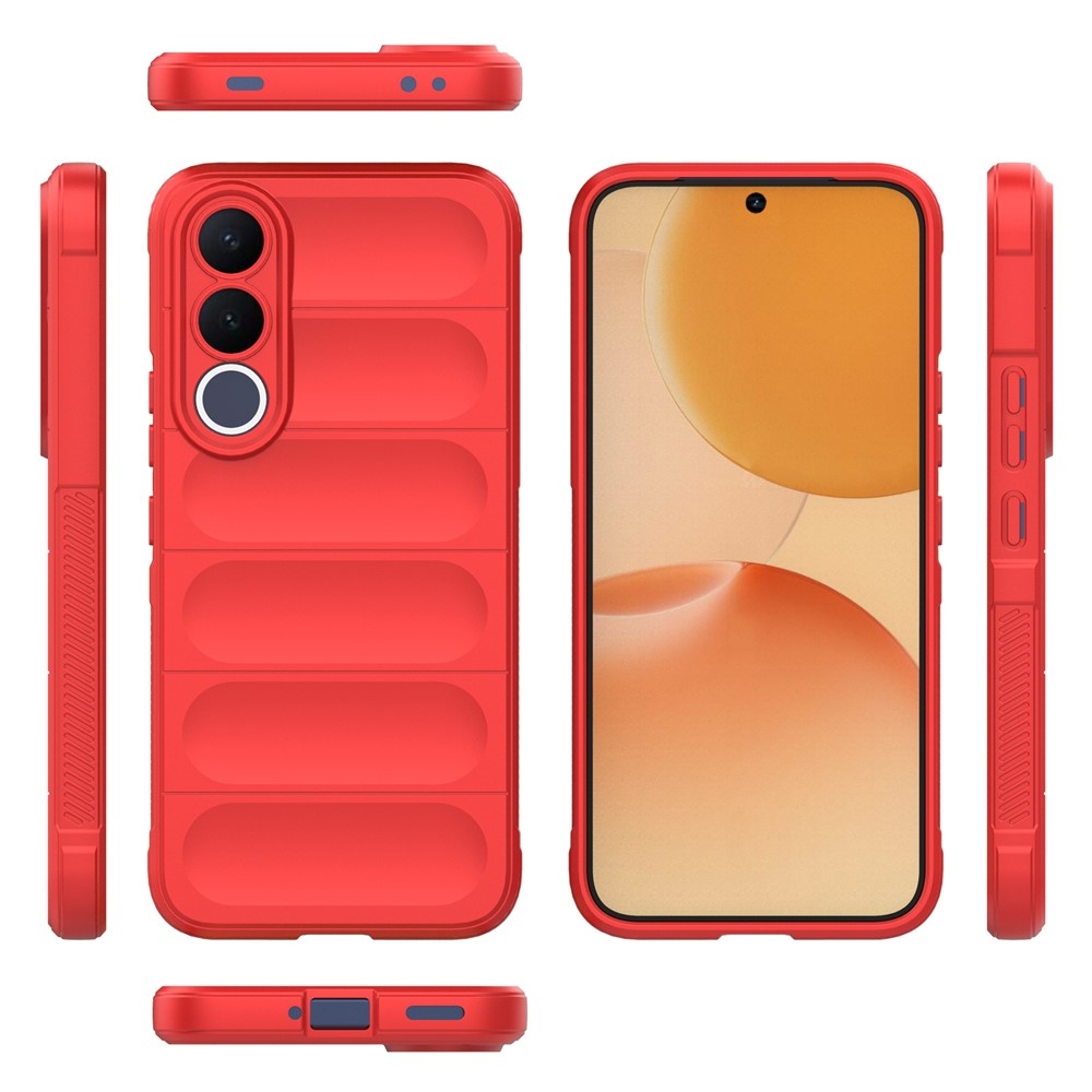 Rugg tartós zselés tok a Vivo V70 FE 5G készülékhez - piros