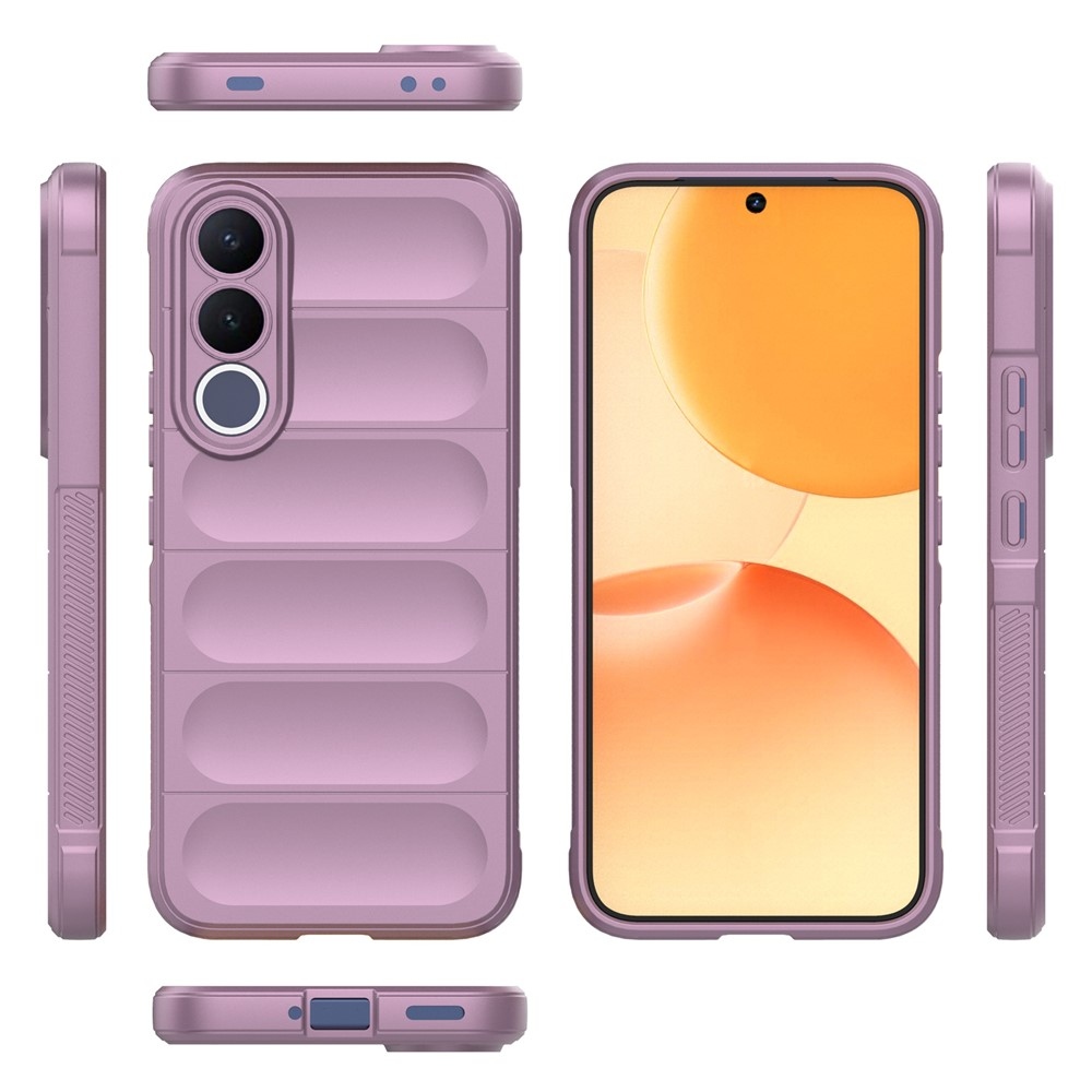 Rugg tartós zselés tok a Vivo V70 FE 5G készülékhez - világos lila