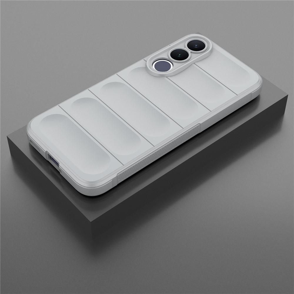 Rugg tartós zselés tok a Vivo V70 FE 5G készülékhez - világosszürke