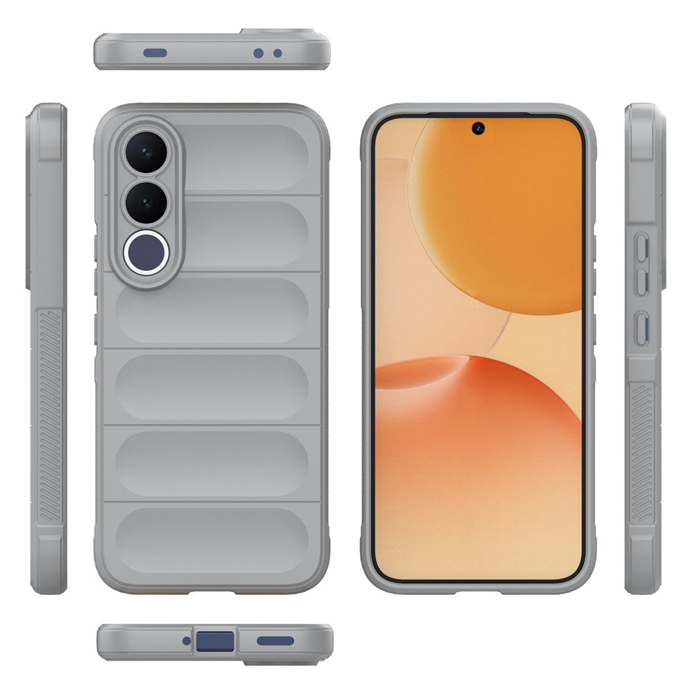Rugg tartós zselés tok a Vivo V70 FE 5G készülékhez - világosszürke