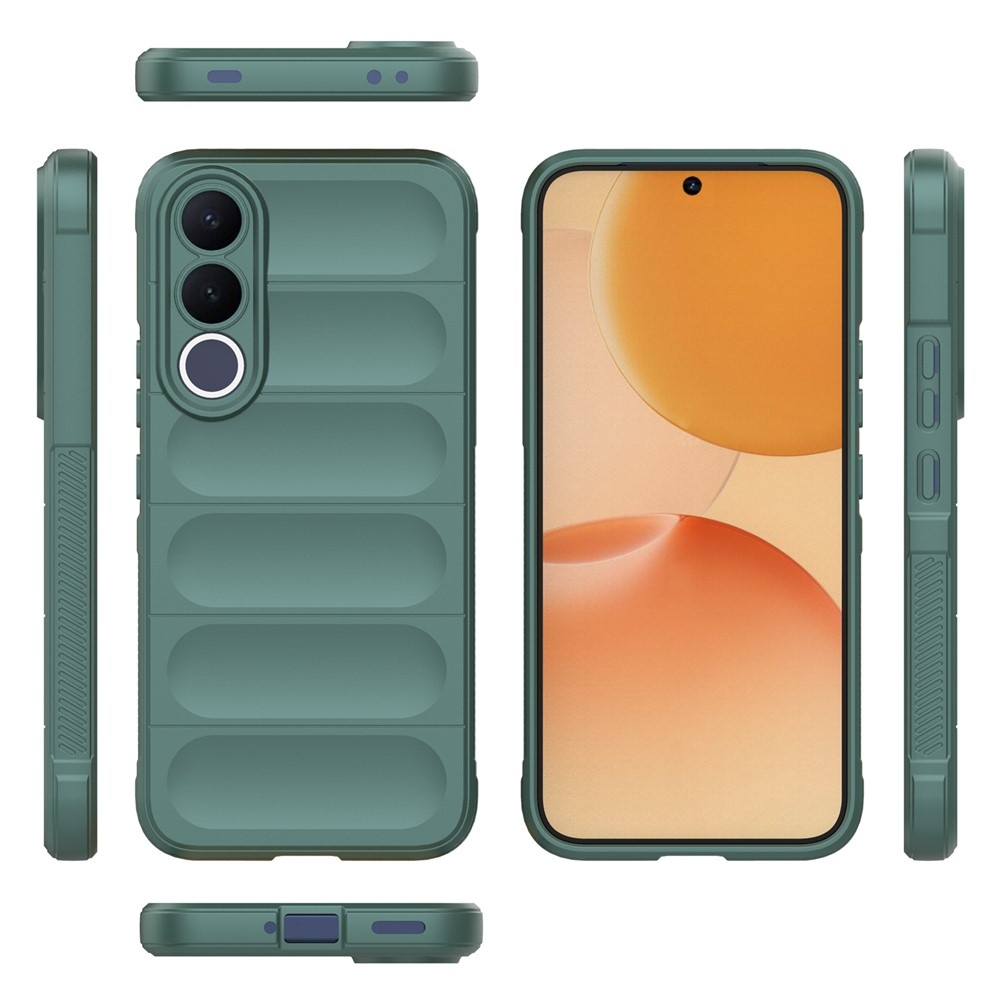 Rugg tartós zselés tok a Vivo V70 FE 5G készülékhez - zöld