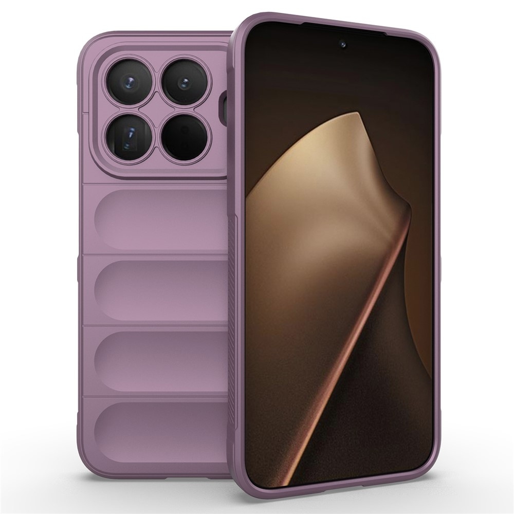 Rugg tartós zselés tok Xiaomi 15T Pro - világos lila