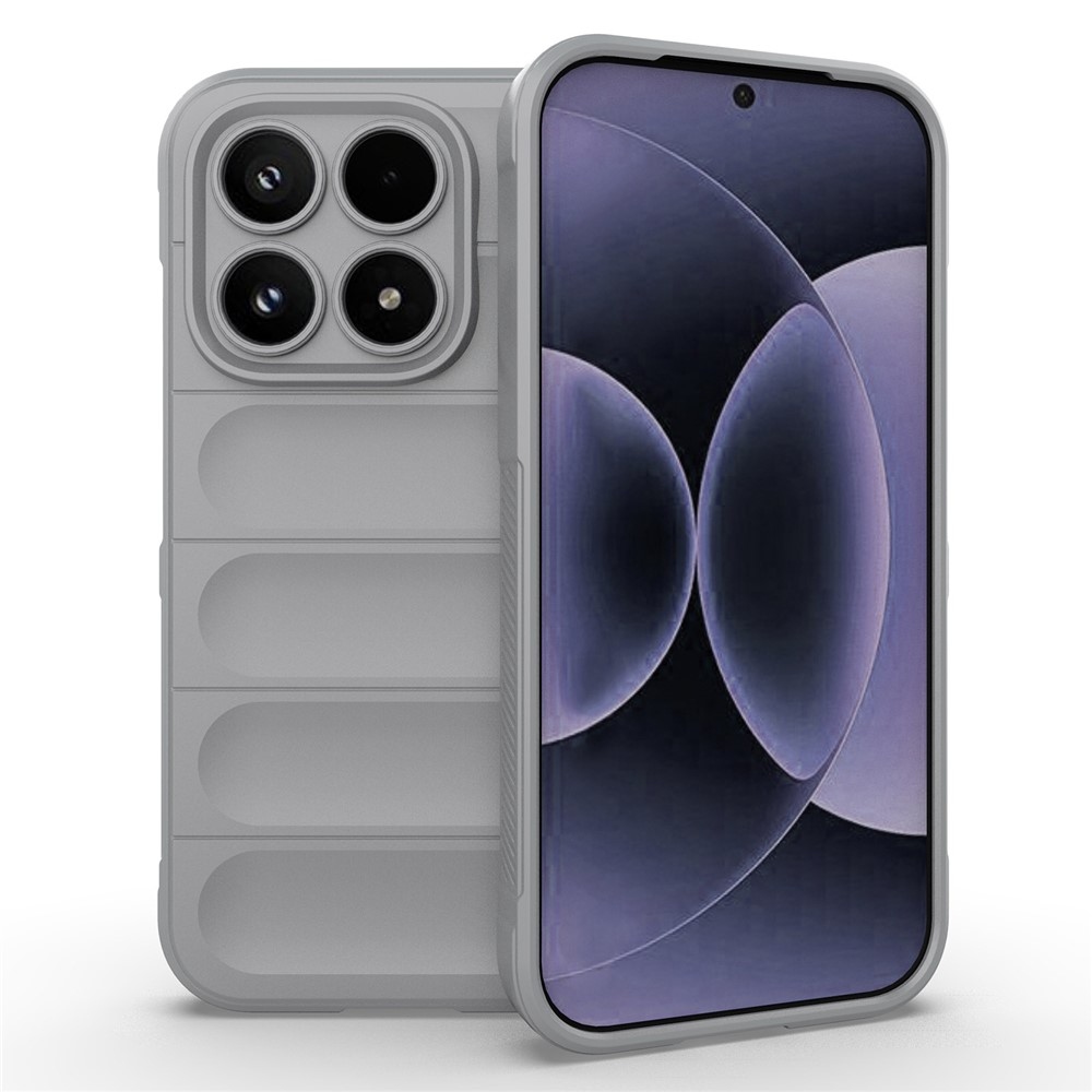 Rugg tartós zselés tok Xiaomi 17 - világosszürke