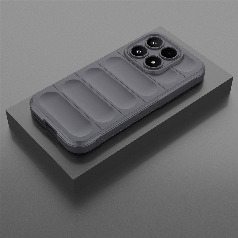 Rugg tartós zselés tok Xiaomi 17 - sötétszürke