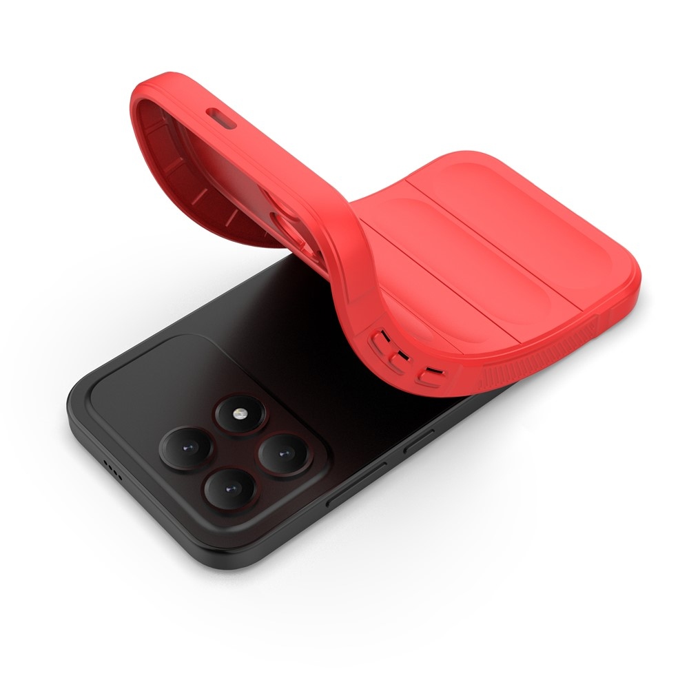 Rugg tartós gél tok a Xiaomi Poco F8 Pro 5G számára - piros